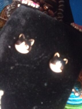 Kitty earrings